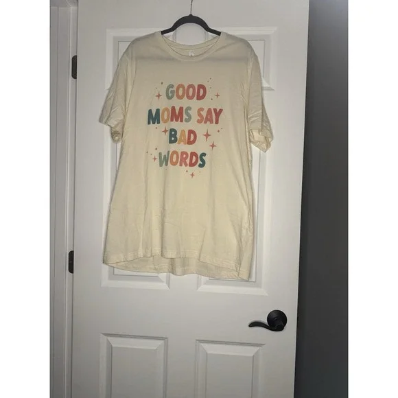 Bella Canvas Plus Size Graphic T Shirt 2xl Good Moms Say Bad Words - Picture 1 of 2
